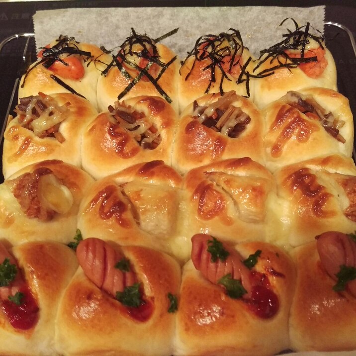 ちぎり惣菜パン レシピ 作り方 By わん5166 楽天レシピ